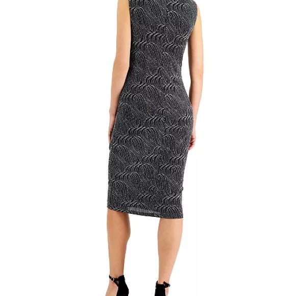 Women’s dress black and silver - Picture 3 of 4